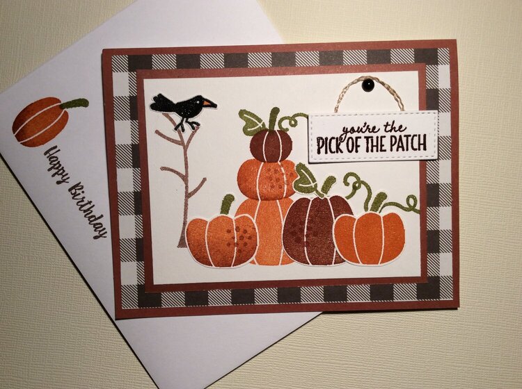 Pick of the Patch Thanksgiving Birthday Card