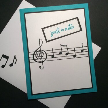 Just a Note Thank You card