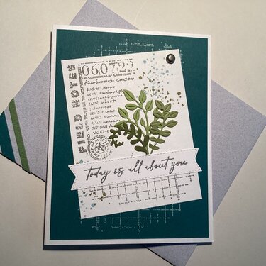 Notes of Nature Masculine Birthday Card