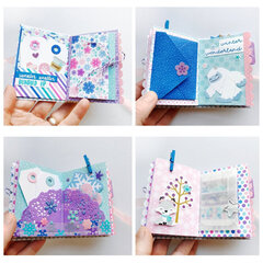 Winter Wonderland mini junk journal *Doodlebug Design