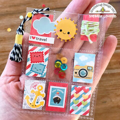 I Heart Travel Happy Mail with a miniature pocket letter