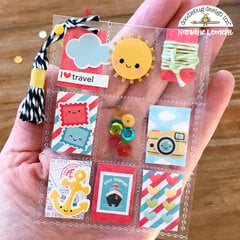 I Heart Travel Happy Mail with a miniature pocket letter