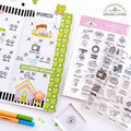 Planner set up with Doodlebug Design All Occasion stamps