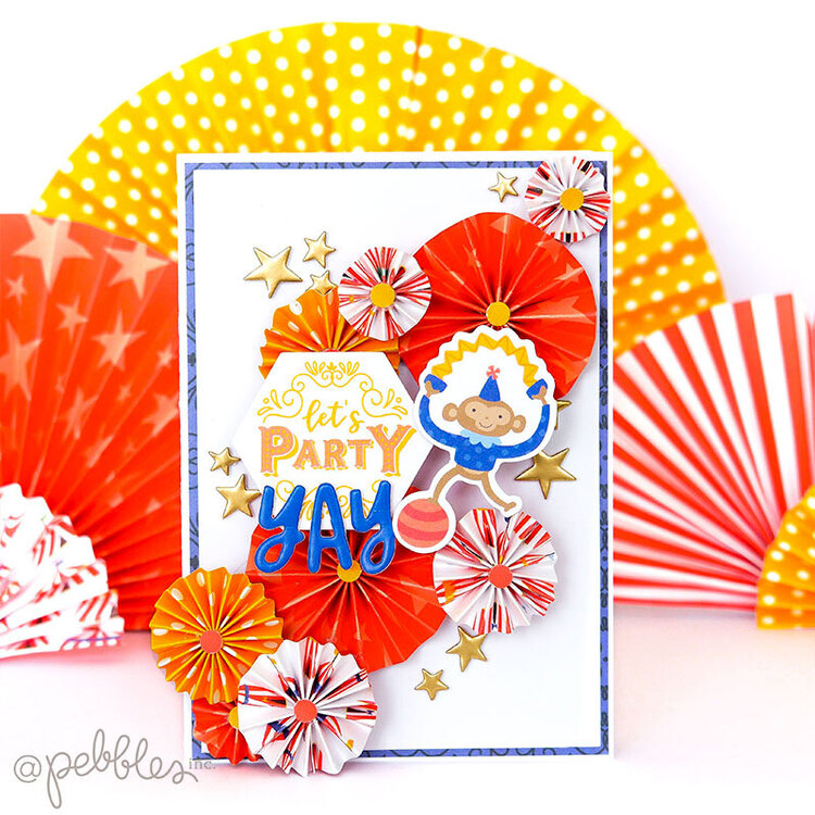 Cards with Big Top Dreams collection by Pebbles