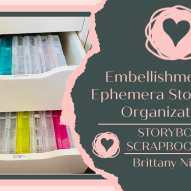 Embellishment &amp; Ephemera Storage &amp; Organization