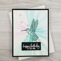 Hummingbird Birthday Card