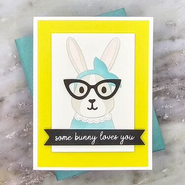 Some bunny loves you card