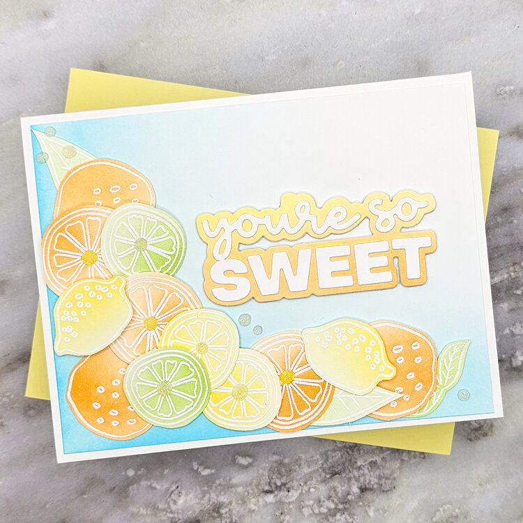You&#039;re so sweet citrus card