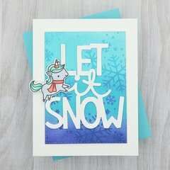 Winter Unicorn, Let it Snow!