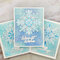snowflake - warmest wishes card