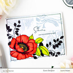 Encouragement Card with Altenew Wallpaper Art