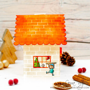 3D House with Scrapbook.com Little Houses Cut File