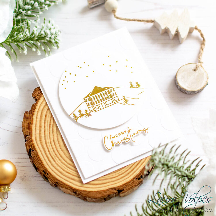 Elegant Foiled Christmas Card
