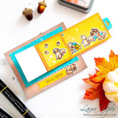 Flippin Awesome Fall Card | Lawn Fawn Let's Go Nuts