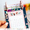 Desk Calendar with Pocket Pages