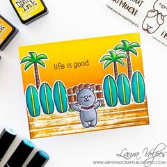 Hawaii Inspired Card feat Heffy Doodle