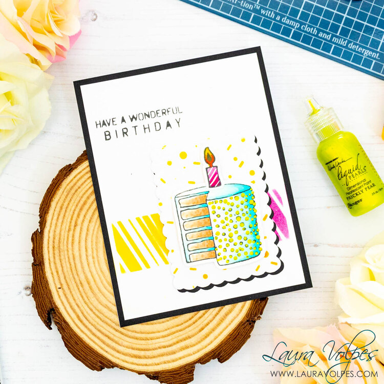 Clean and Simple Birthday Card feat Wendy Vecchi