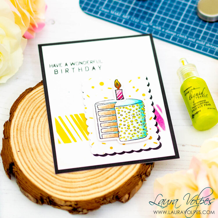 Clean and Simple Birthday Card feat Wendy Vecchi