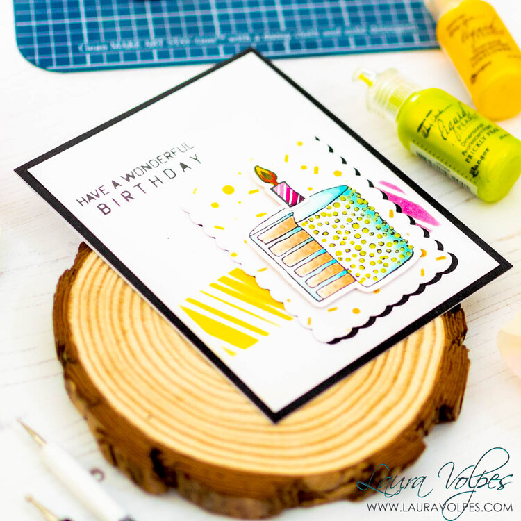 Clean and Simple Birthday Card feat Wendy Vecchi