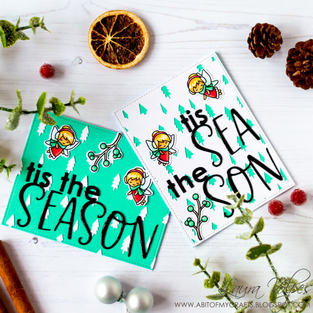 Christmas Cards with Scrapbook.com Tis the Season Cut Files