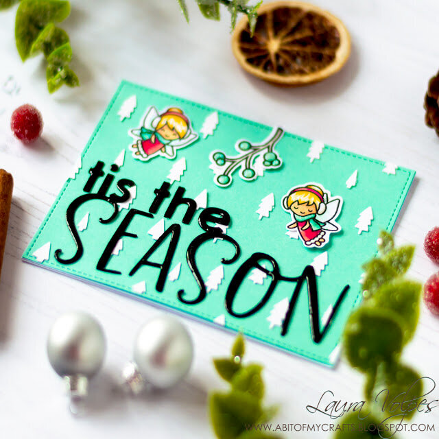 Christmas Cards with Scrapbook.com Tis the Season Cut Files