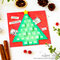 Peek A Boo Card with Scrapbook.com Advent Tree SVG File