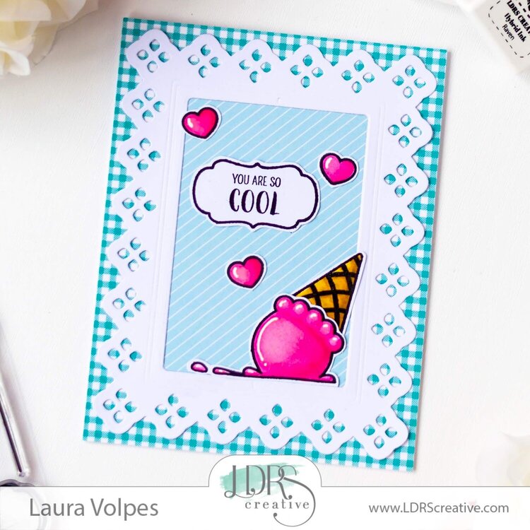 Quick and Easy Summer Card | LDRS Creative Ice Cream Party