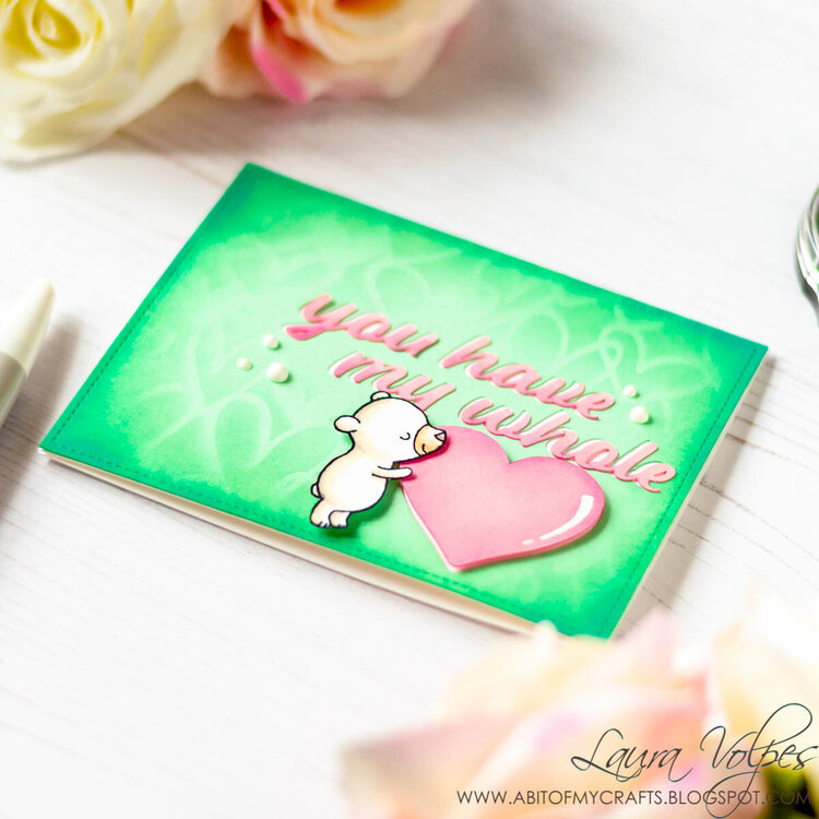 Two Cards feat Scrapbook.com My Whole Heart SVG File