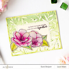 Watercolor Floral Card with Altenew Cherished Memories