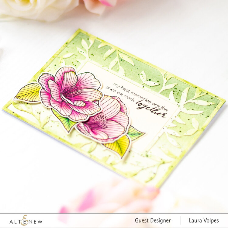 Watercolor Floral Card with Altenew Cherished Memories