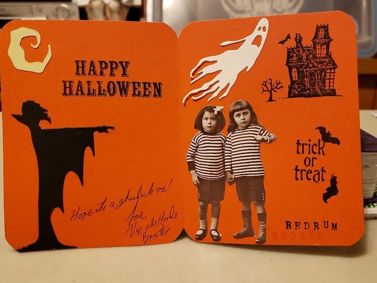 Sisters Halloween Card - 2020