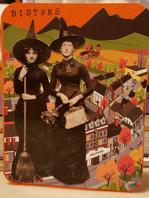 Sisters Halloween Card - 2020