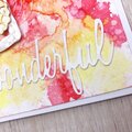 Wonderful Card with butterfly + video tutorial