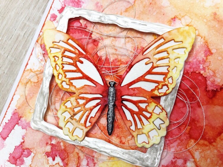 Wonderful Card with butterfly + video tutorial
