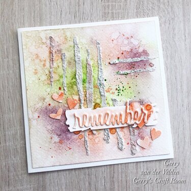 Easy Mixed Media card