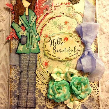 Julie Nutting Doll Stamp card