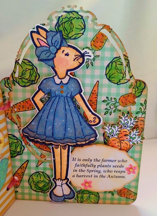 Springtime Julie Nutting Bunny Tag Book (page 5)