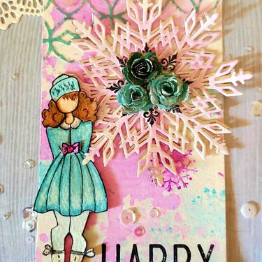 Julie Nutting Warm Wishes Tag