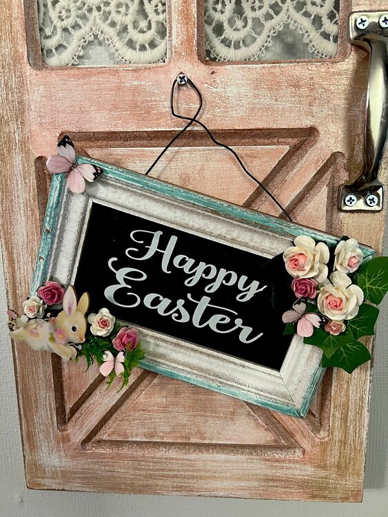 Easter ~ Altered Hanging Door