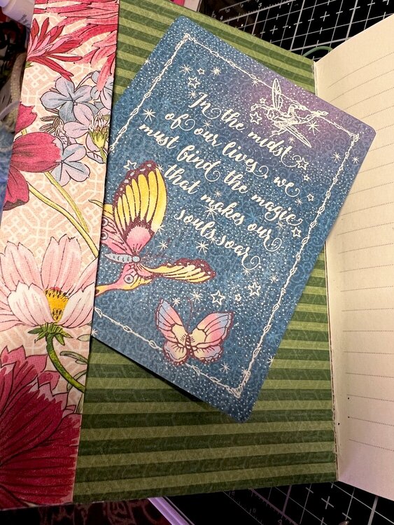 Altered Blossom Notebook