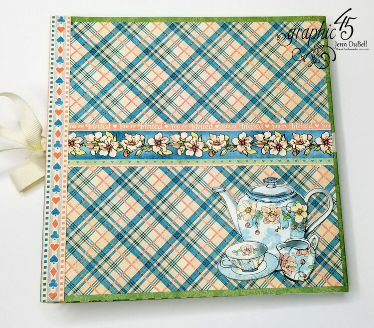 G45 Alice&#039;s Tea Party Storybook Tunnel Card