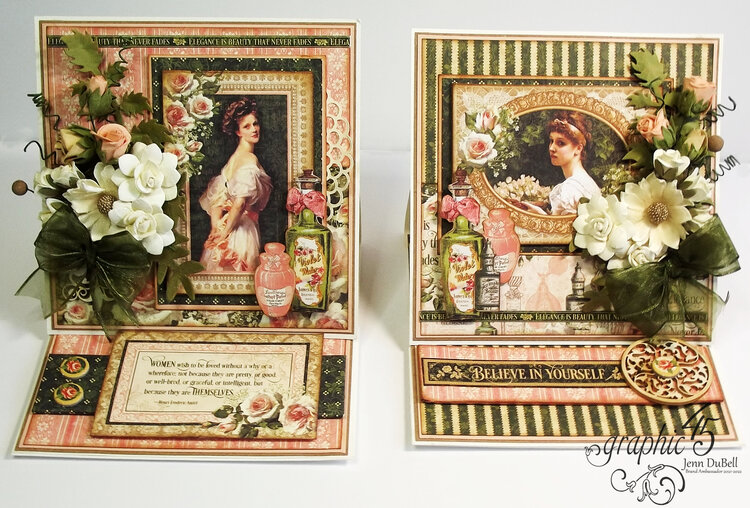 Graphic 45 Portrait of a Lady Easel card set