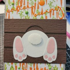 So cute bunny Easter card