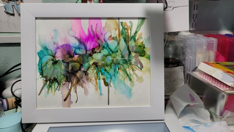 Alcohol ink picture 