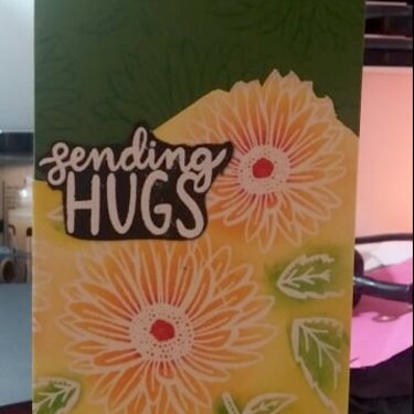 Sending Hugs Slimline Card