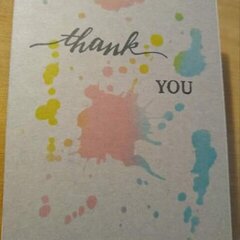 Thank you card