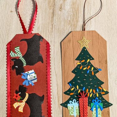 Large holiday gift tags