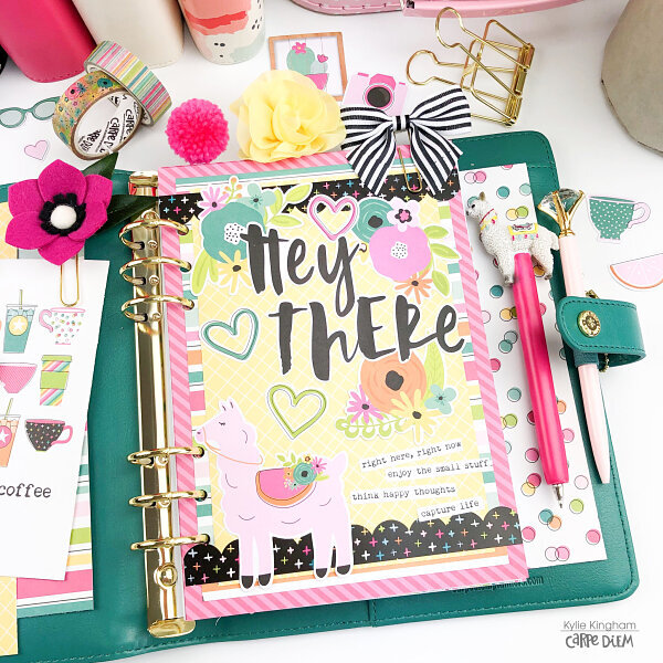 Oh Happy Day Planner pages.