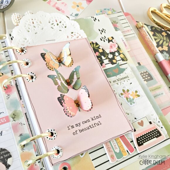 March Carpe Diem Planner set up