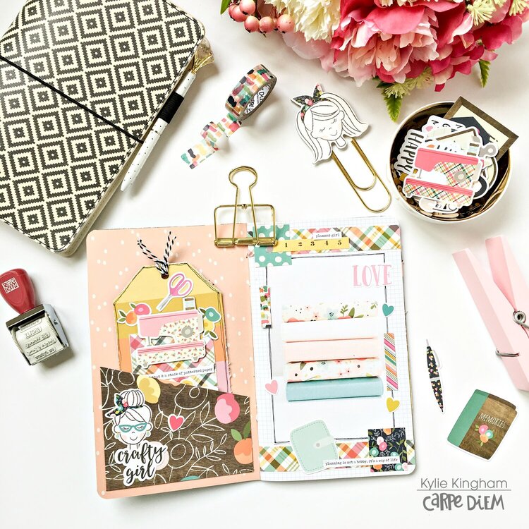 Crafty Girl Travellers Notebook.